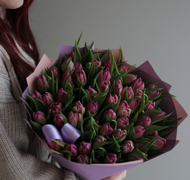 Букет тюльпанов Дабл прайс 35 шт.