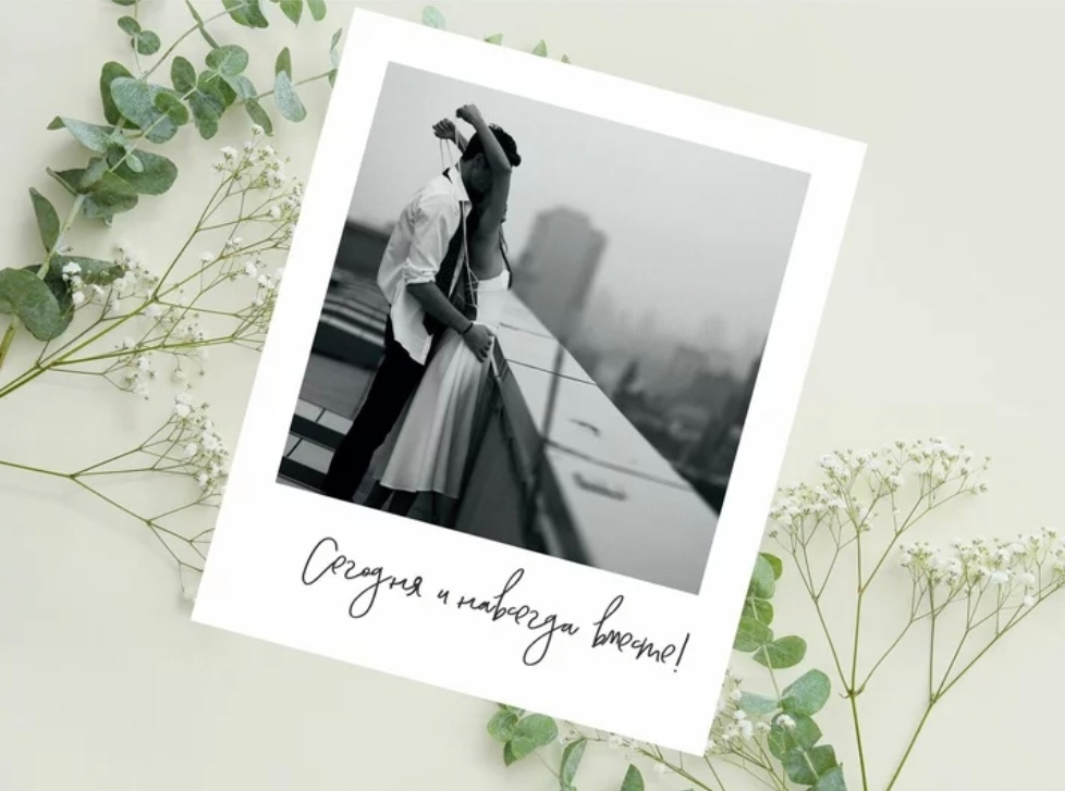 Открытка Polaroid 
