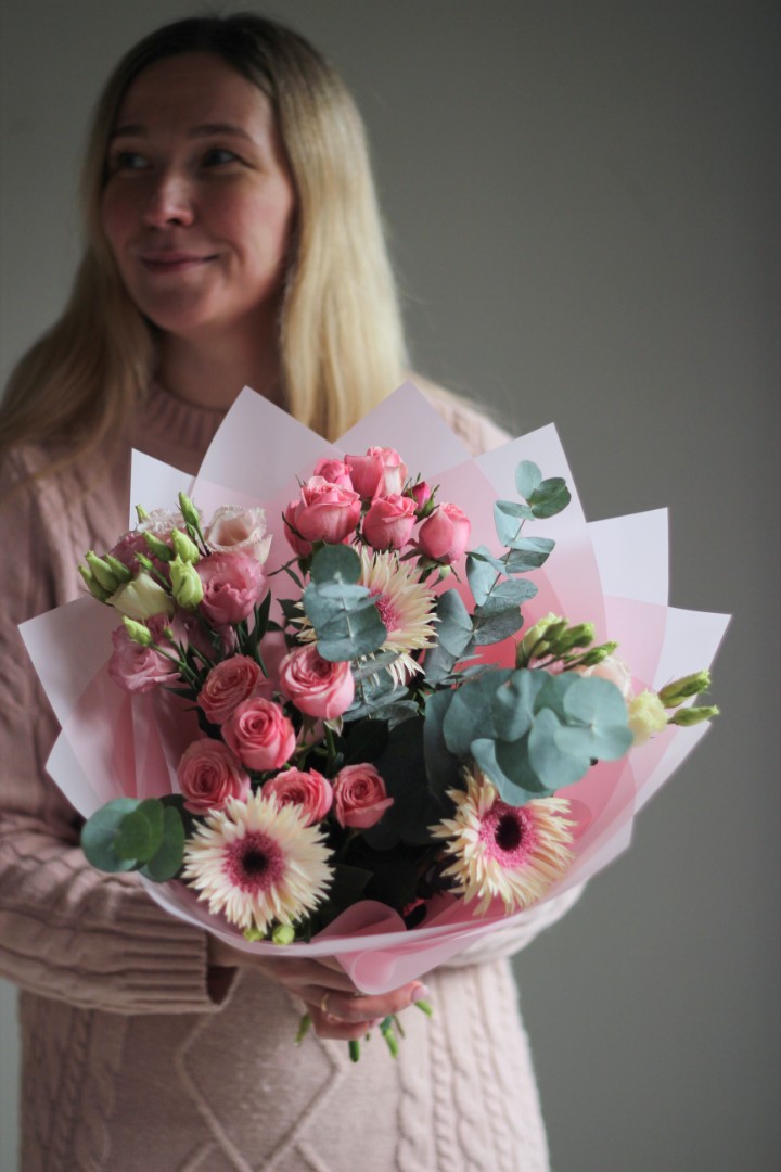 Букет с герберами 